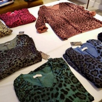 Remera lanilla animal print